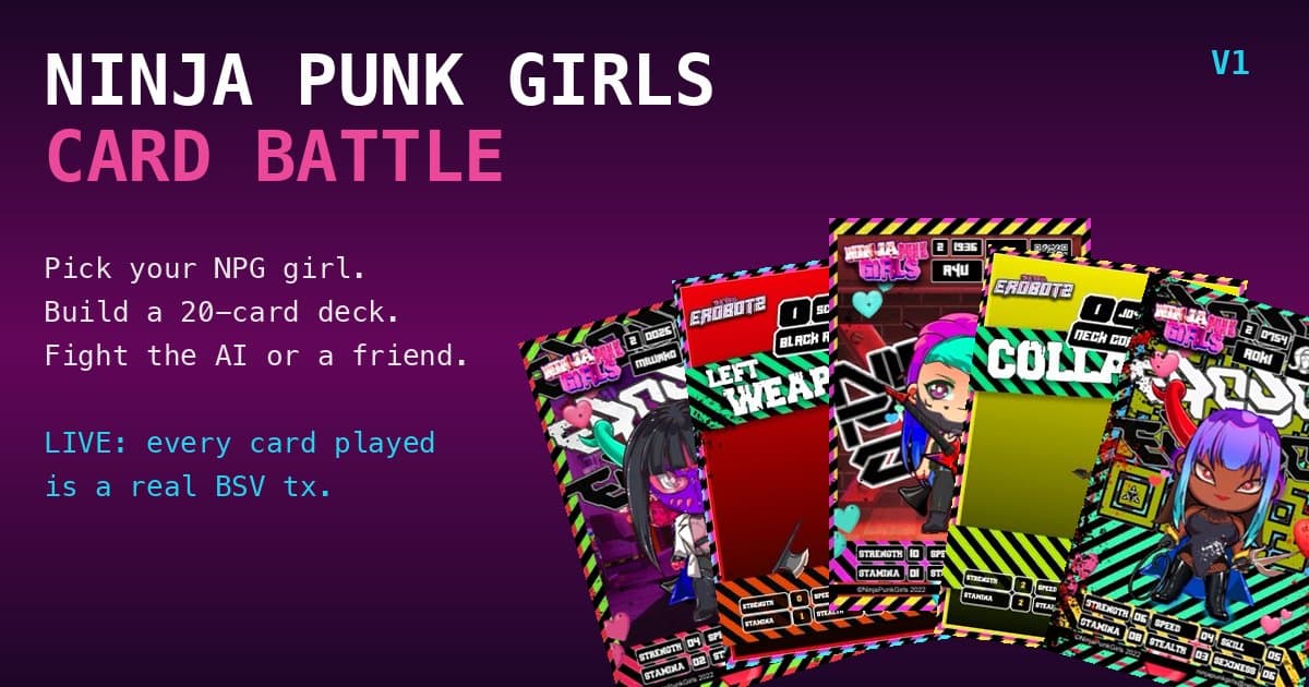Ninja Punk Girls: Card Battle