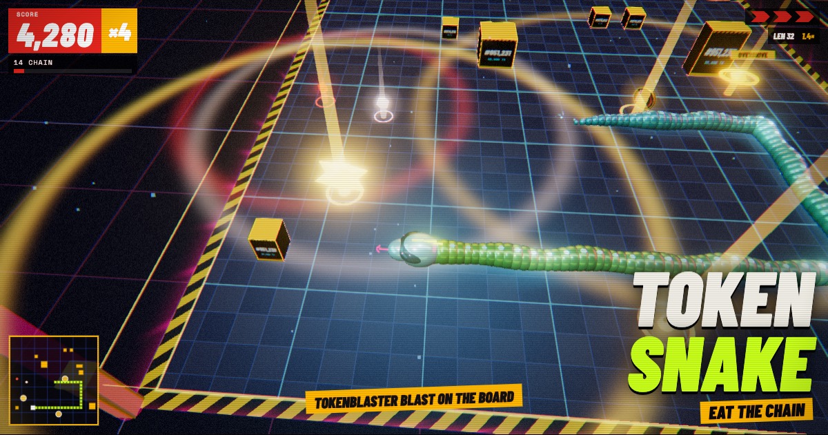 Token Snake gameplay