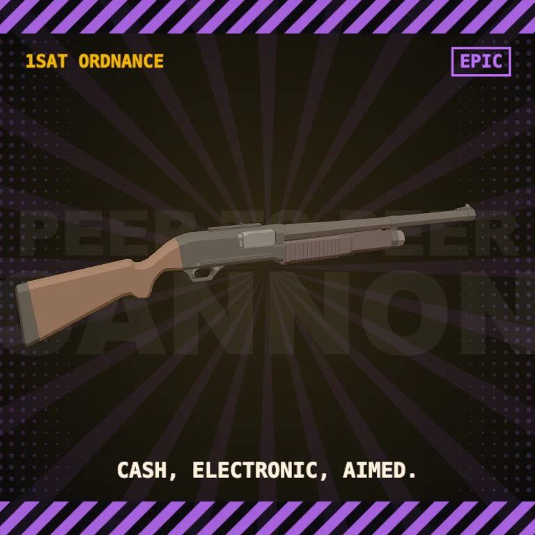 Peer-to-Peer Cannon art